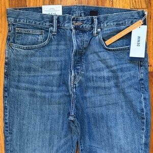 H&M Denim Men's Tapered Coupe Fuselee Blue Jeans